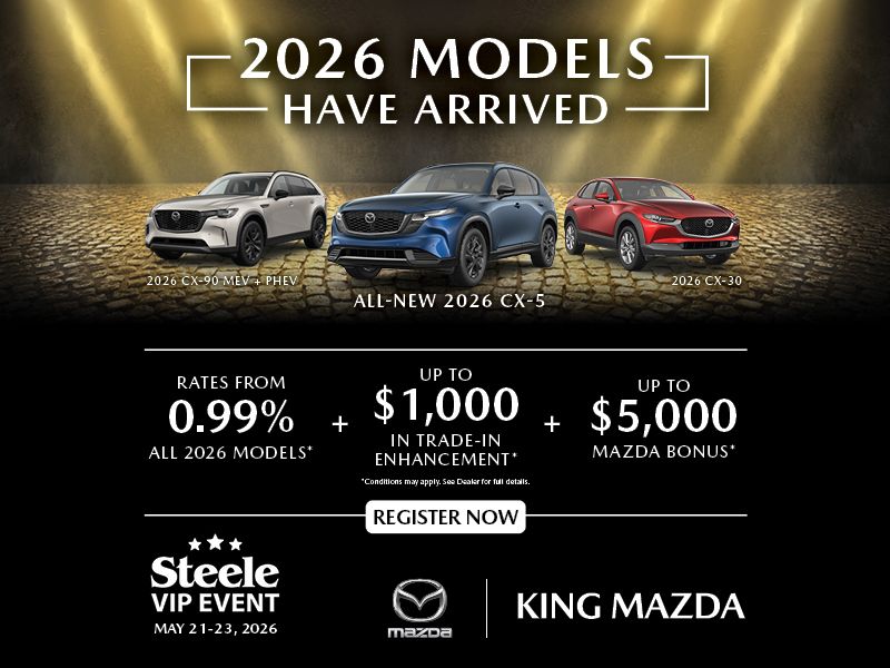 Steele VIP event - King Mazda Special Offer