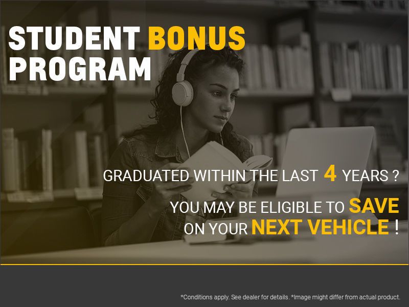 Student Bonus Program | Straightline Chevrolet Buick GMC in Terrace