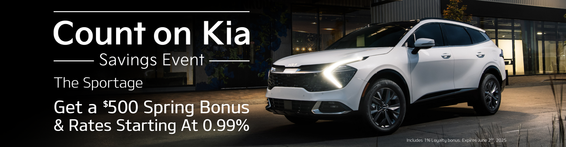 Count on Kia - Sportage
