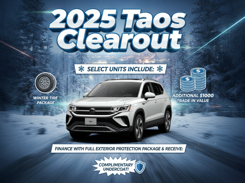 2025 Volkswagen Taos Clearout