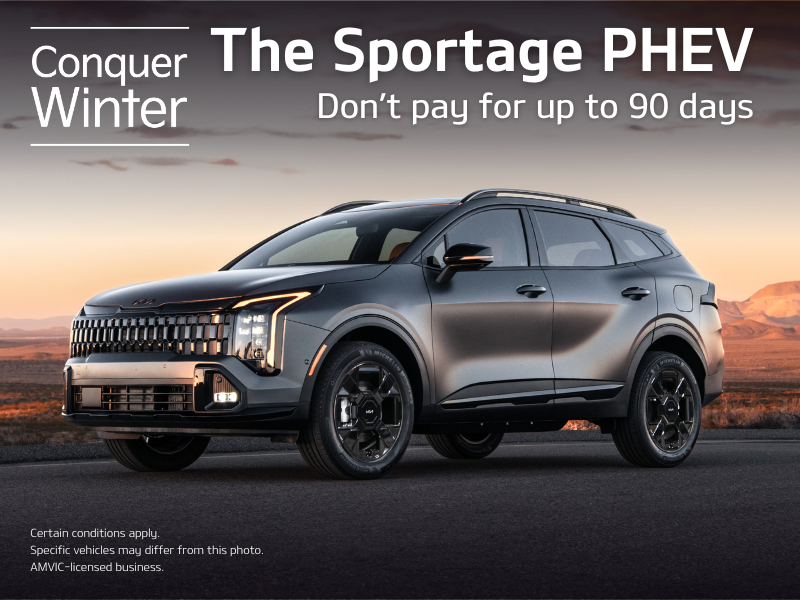 Get the 2026 Kia Sportage PHEV!