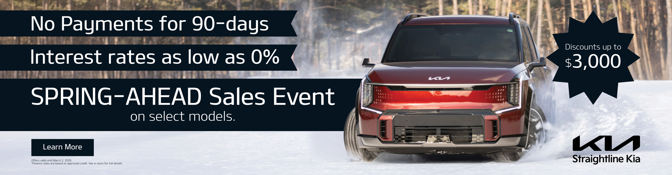 Spring-Ahead Sales Event