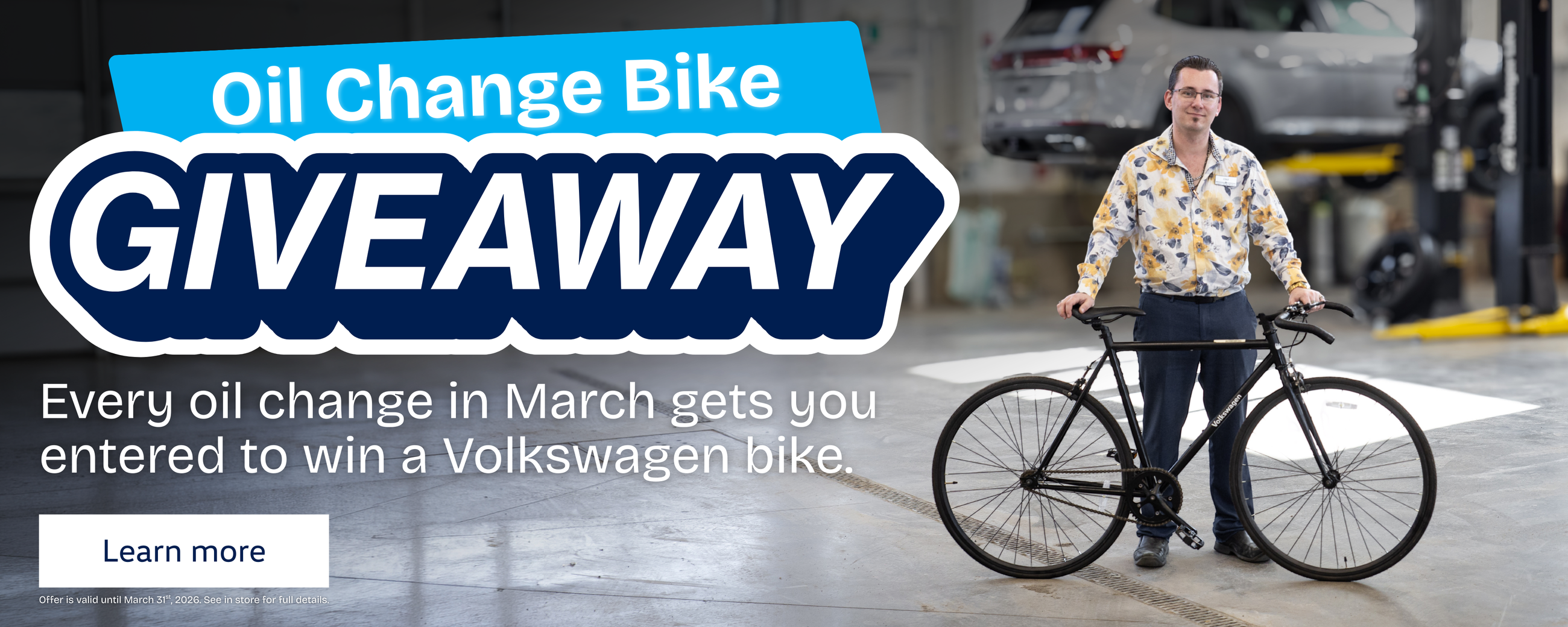Oil Change Bike Giveaway