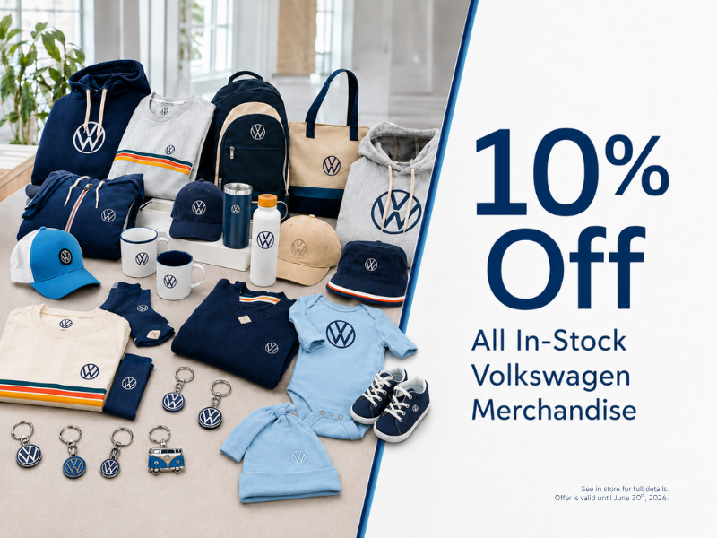 10% Off All In-Stock Volkswagen Merchandise