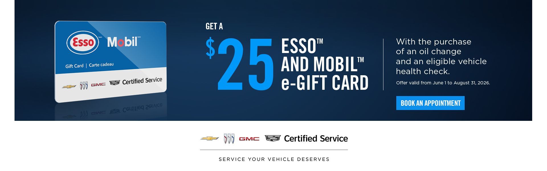 $25 Savings on Esso&Mobil Service  (SI - NAT)
