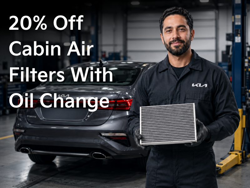 20% Off Cabin Air Filter Replacements With An Oil Change