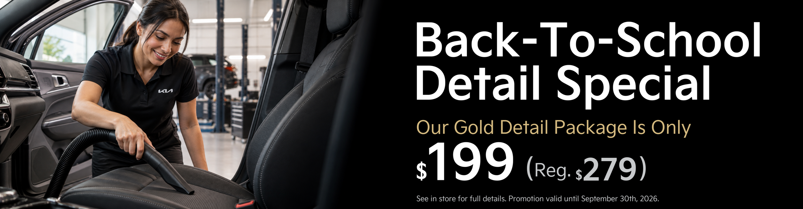 September - Back-To-School Detail Special
