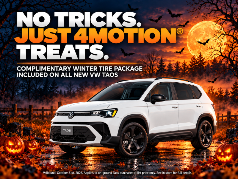 October - No Tricks. Just Treats.