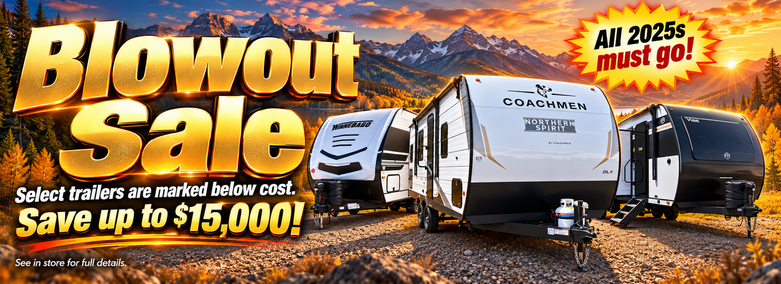 October Blowout Sale October Blowout Sale