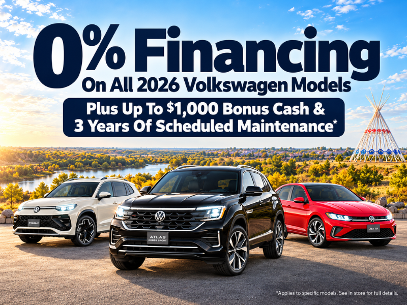 October - 0% Financing On All New Volkswagens