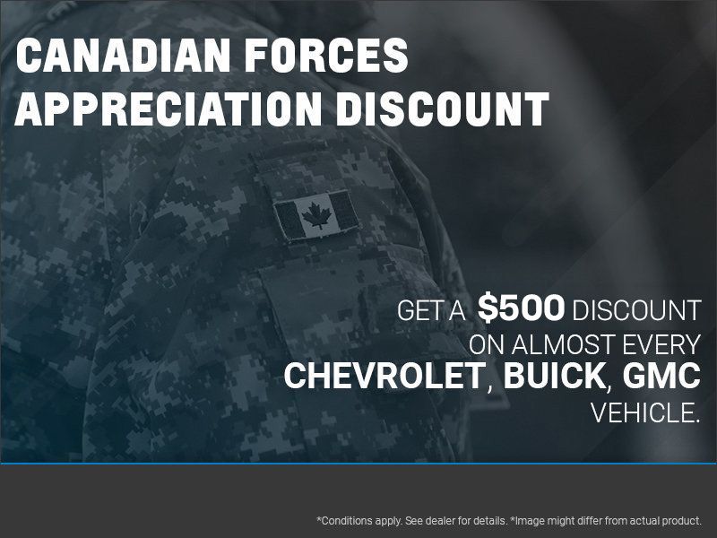 Canadian Forces Appreciation Discount