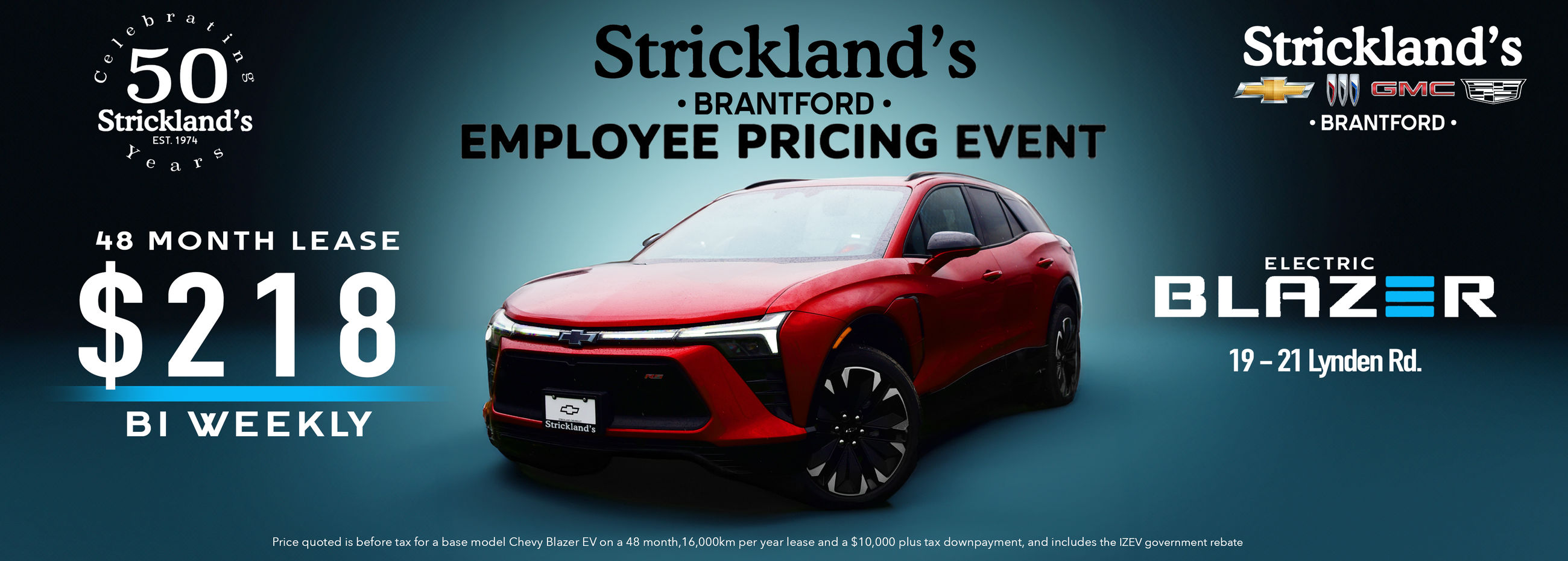 Stricklands Employee Pricing Chevy Blazer EV