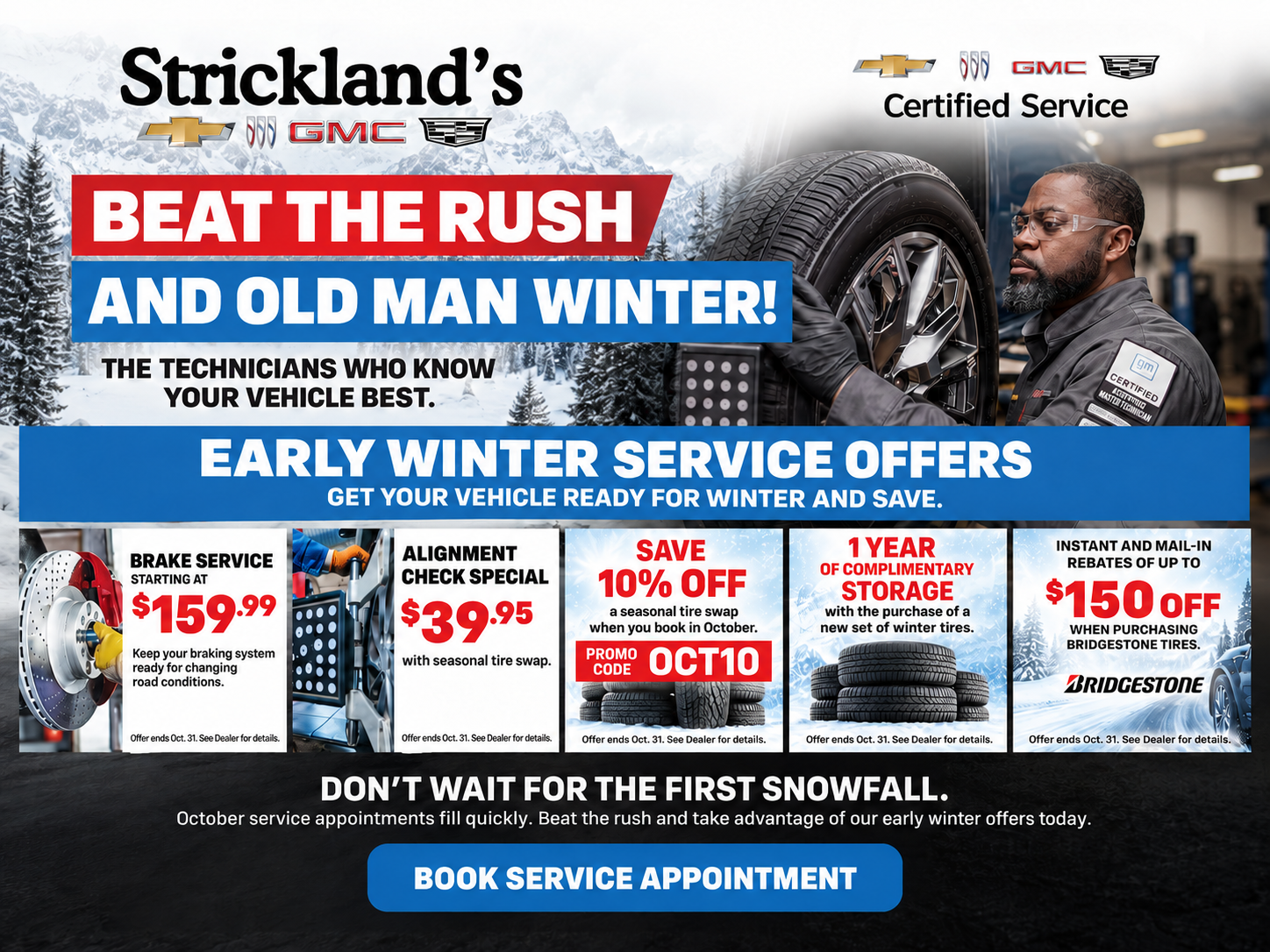 Beat the Rush, And Old Man Winter - Service Specials
