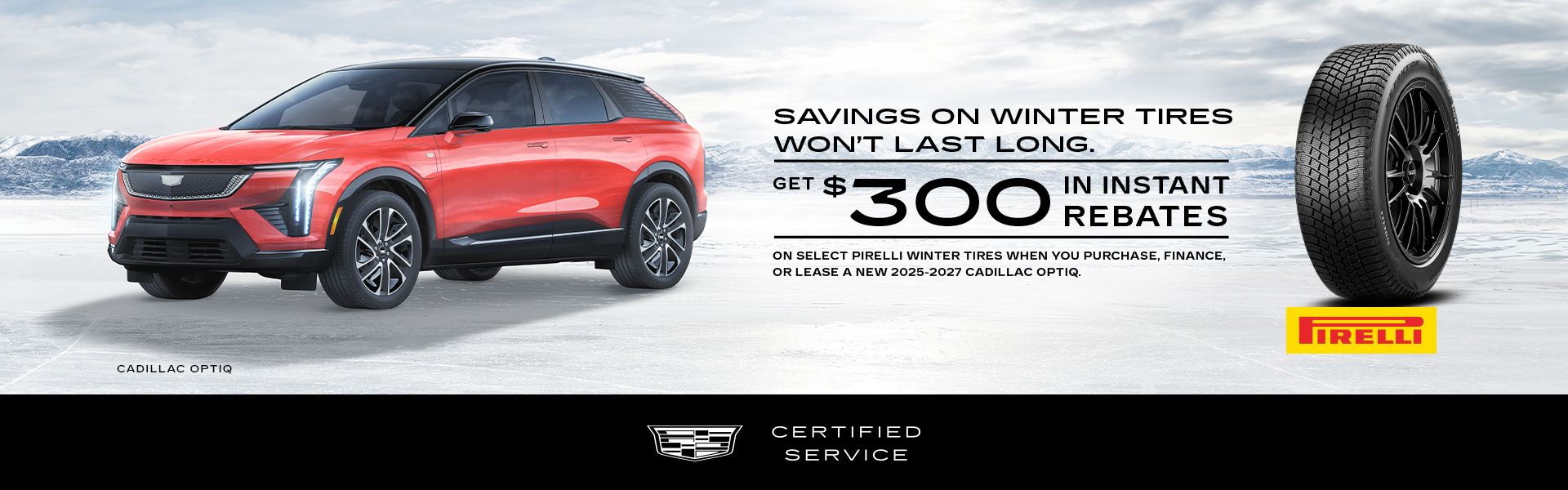 SAVINGS ON WINTER TIRES WON'T LAST LONG SAVINGS ON WINTER TIRES WON'T LAST LONG