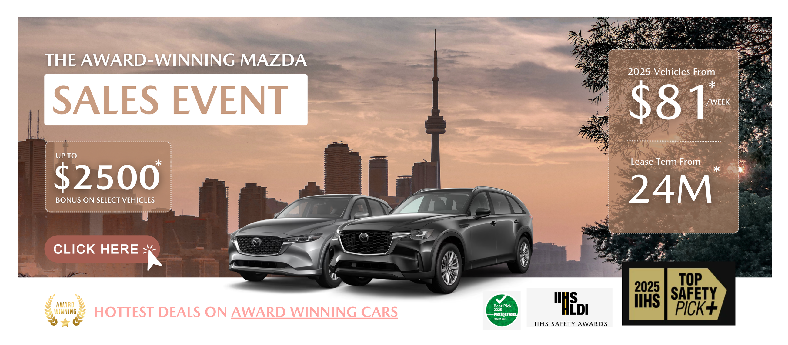 The Award-Winning Mazda Sales Event