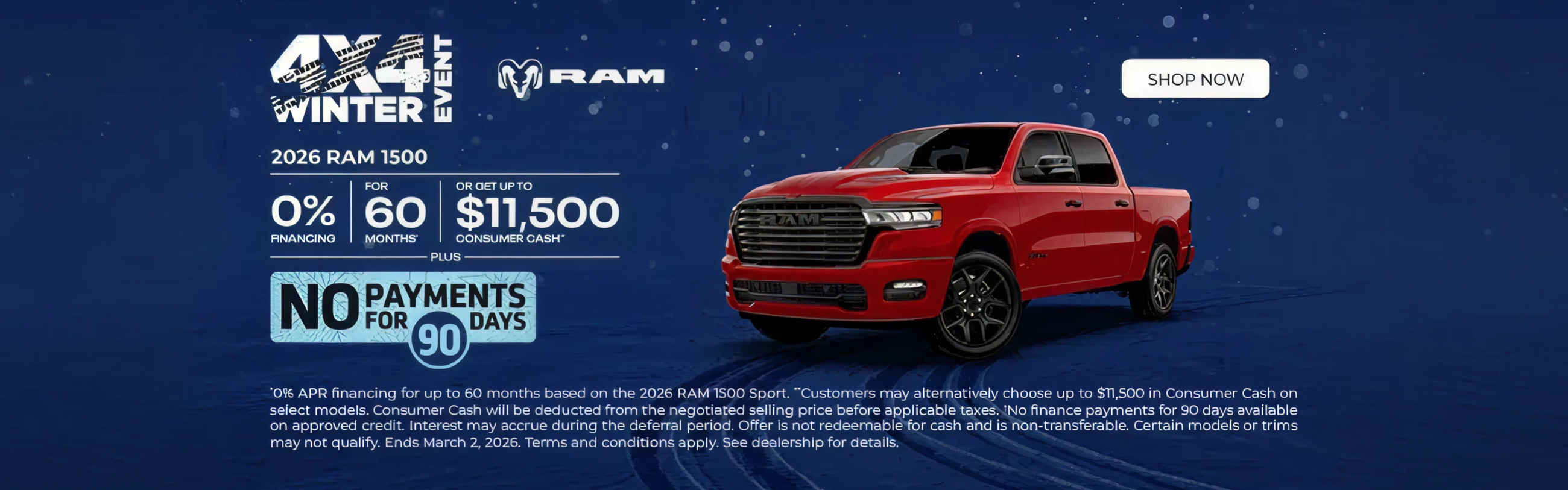 4 x 4 Winter Event RAM