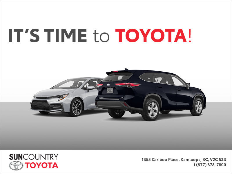 It's Time to Toyota
