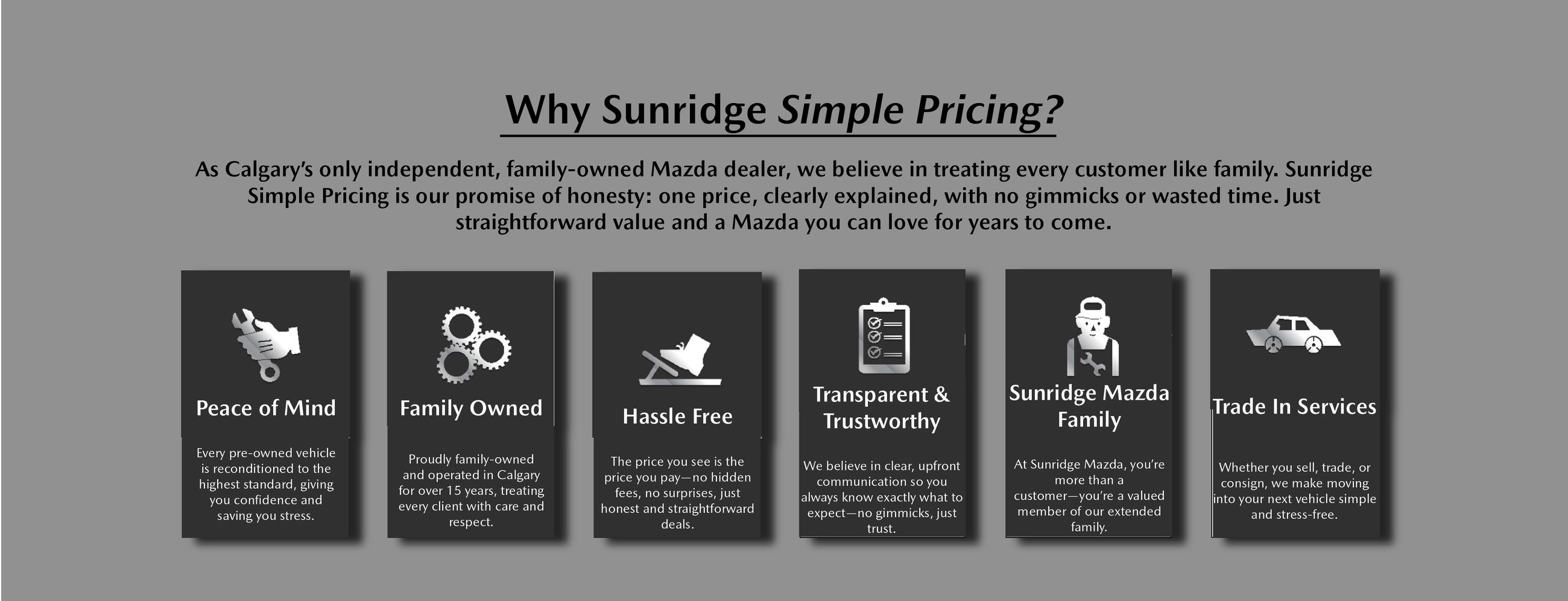 SUNRIDGE SIMPLE PRICE