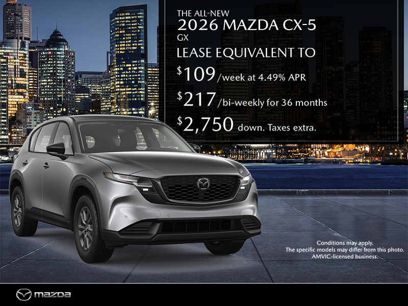 Get the 2026 Mazda CX-5