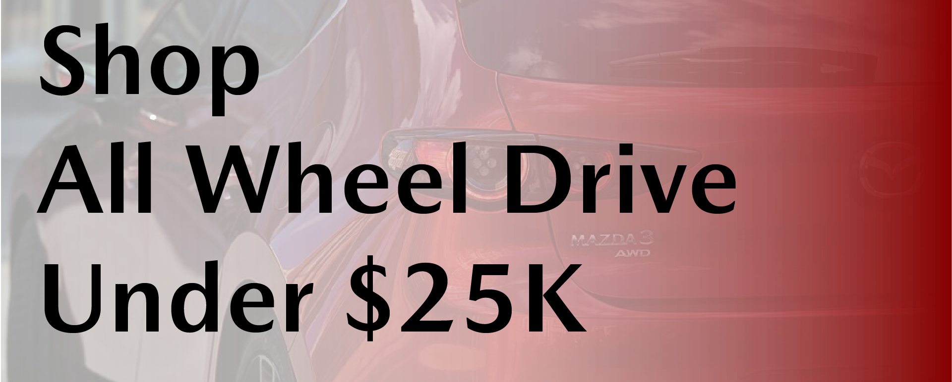 AWD Under 25K