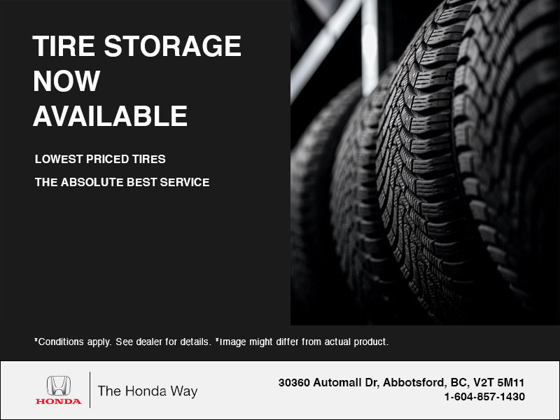 Tire Storage Now Available