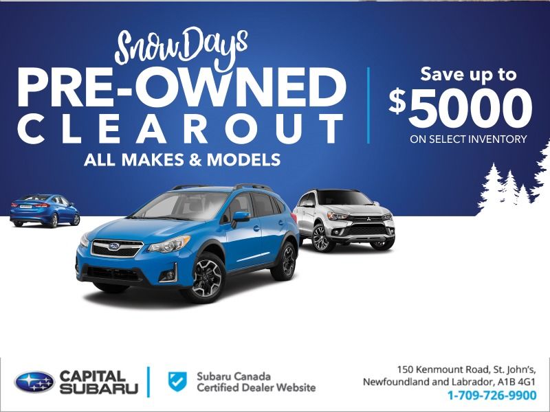 Snow Days Pre-Owned Sale