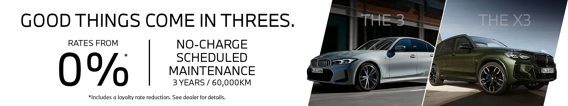 BMW - COMES IN THREES (VRP)