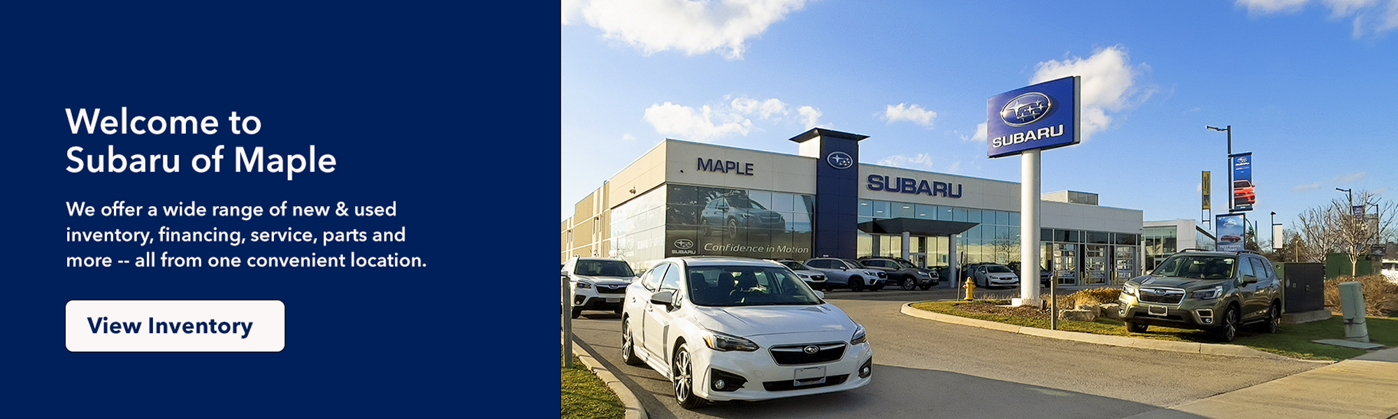 Welcome To Subaru of Maple