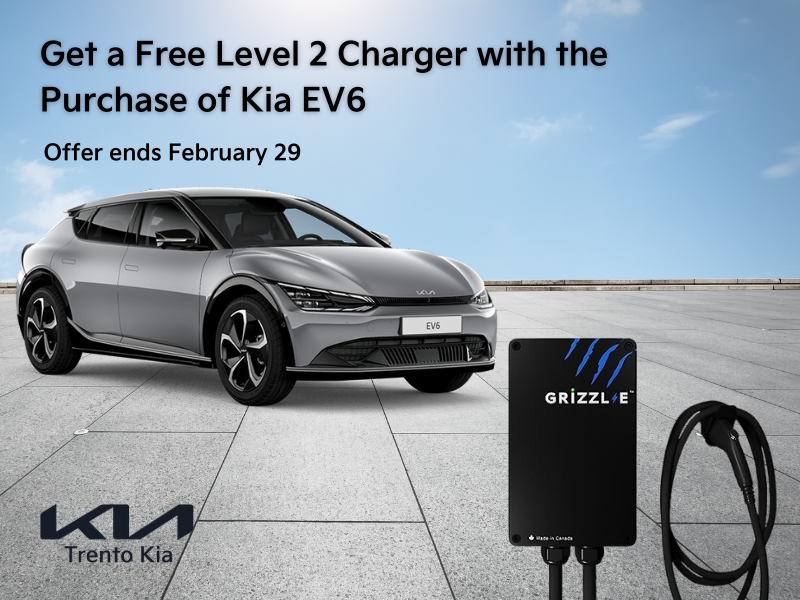 Get a Free Level 2 Charger with the Purchase of Kia EV6