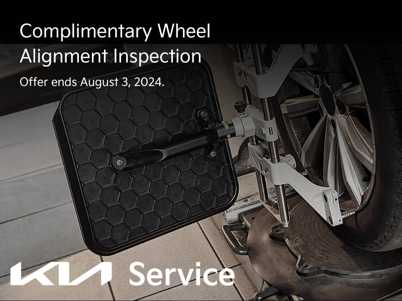 Complimentary Wheel Alignment Inspection