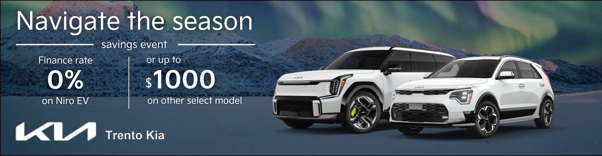 Navigate the season with Trento Kia