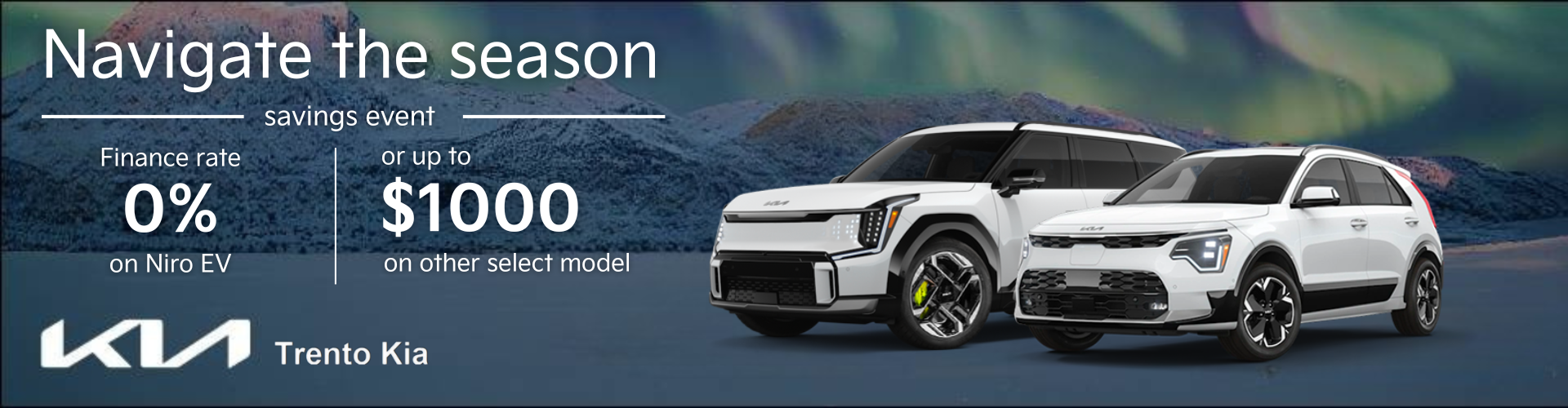 Navigate the season with Trento Kia