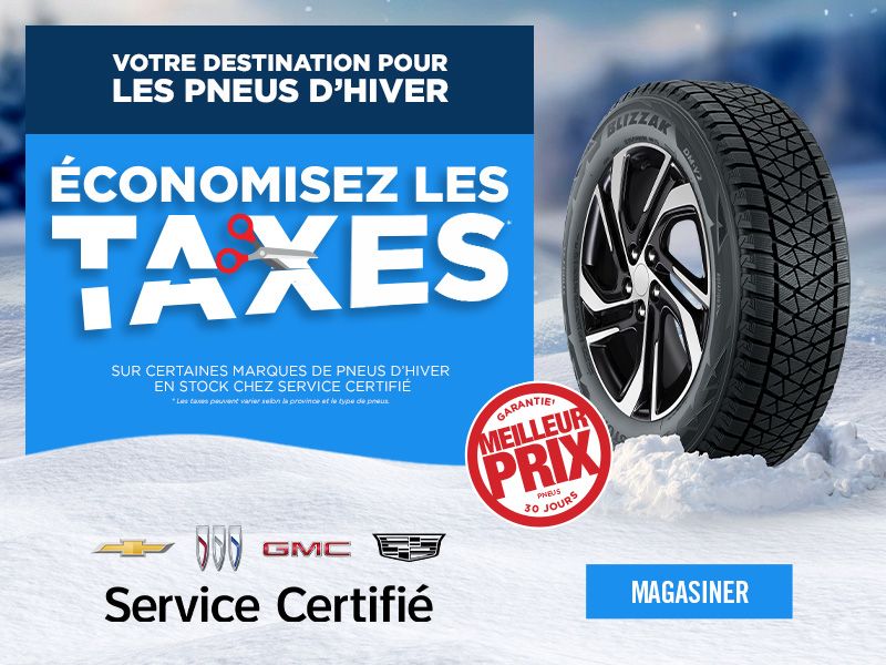 Économisez les taxes
