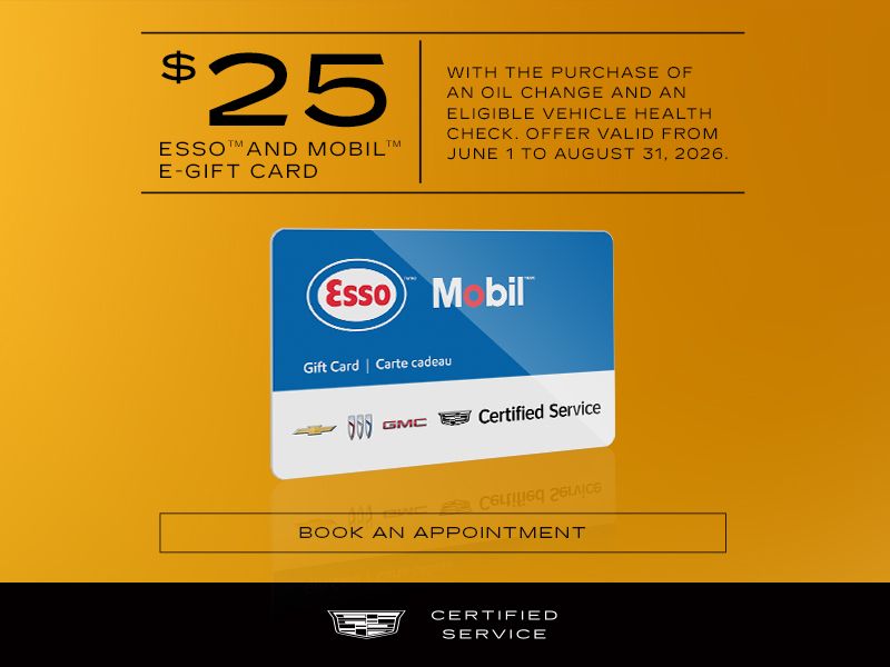 25$ Esso and Mobil Gift Card