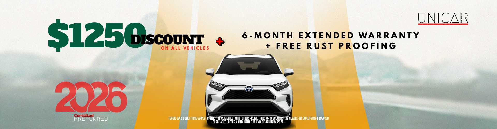 Massive sale $1250 discount