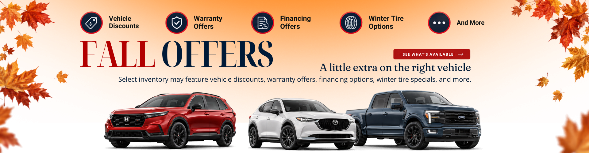 Fall promotion