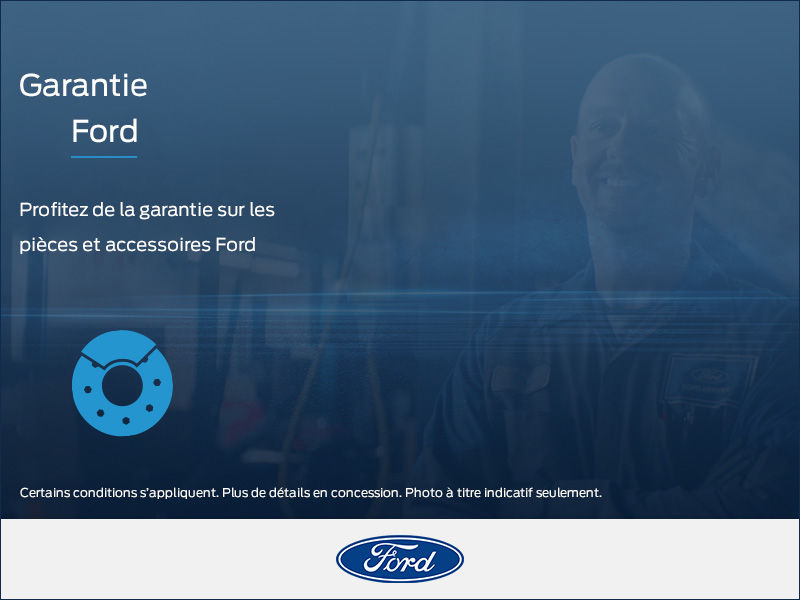 Garantie sur les pièces et accessoires Ford