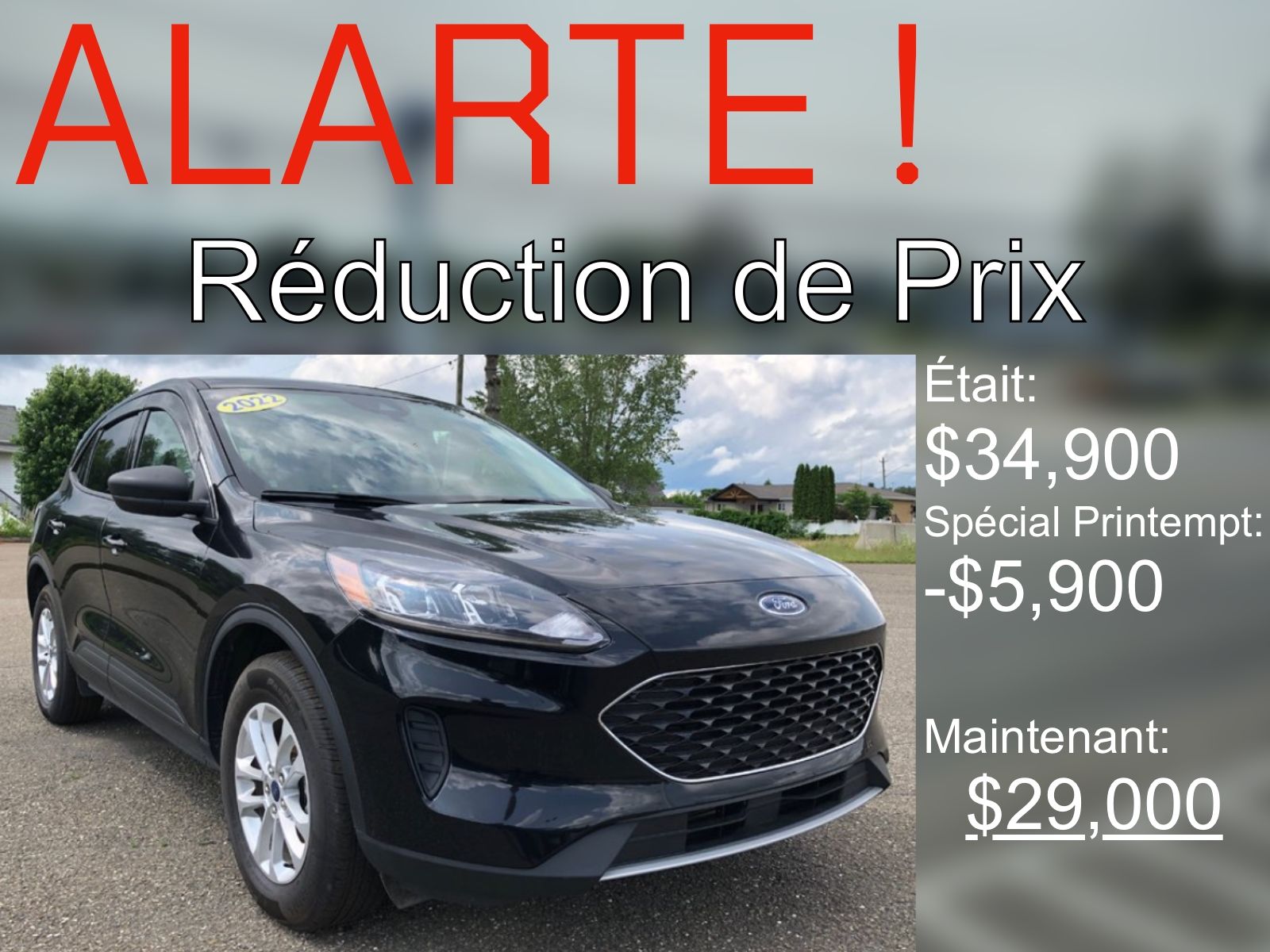 2022 Escape Spécial