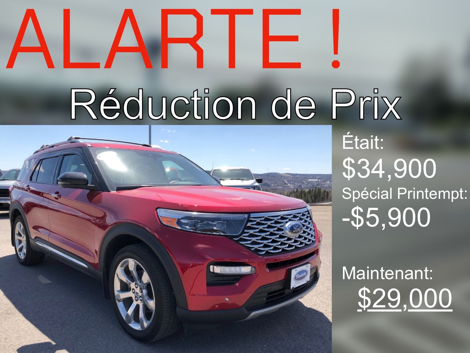 2020 Explorer Spécial