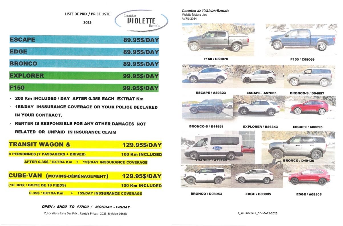 Violette Rentals