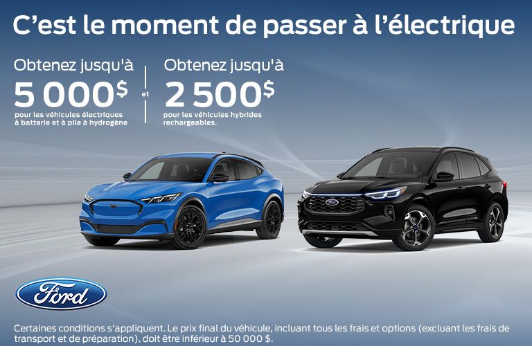 Les nouveaux incitatifs pour véhicules électriques sont arrivés!
