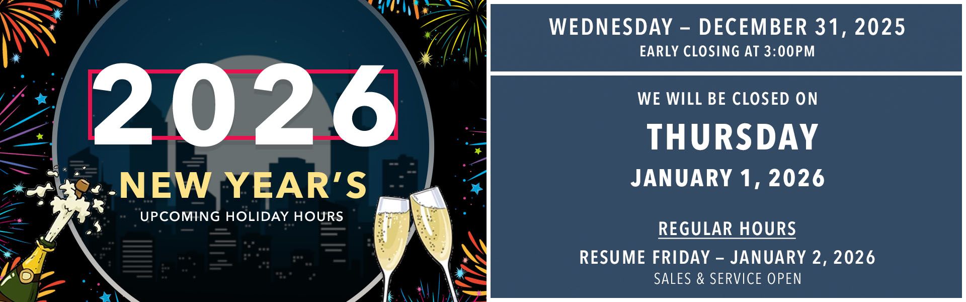 Holiday Hours Holiday Hours