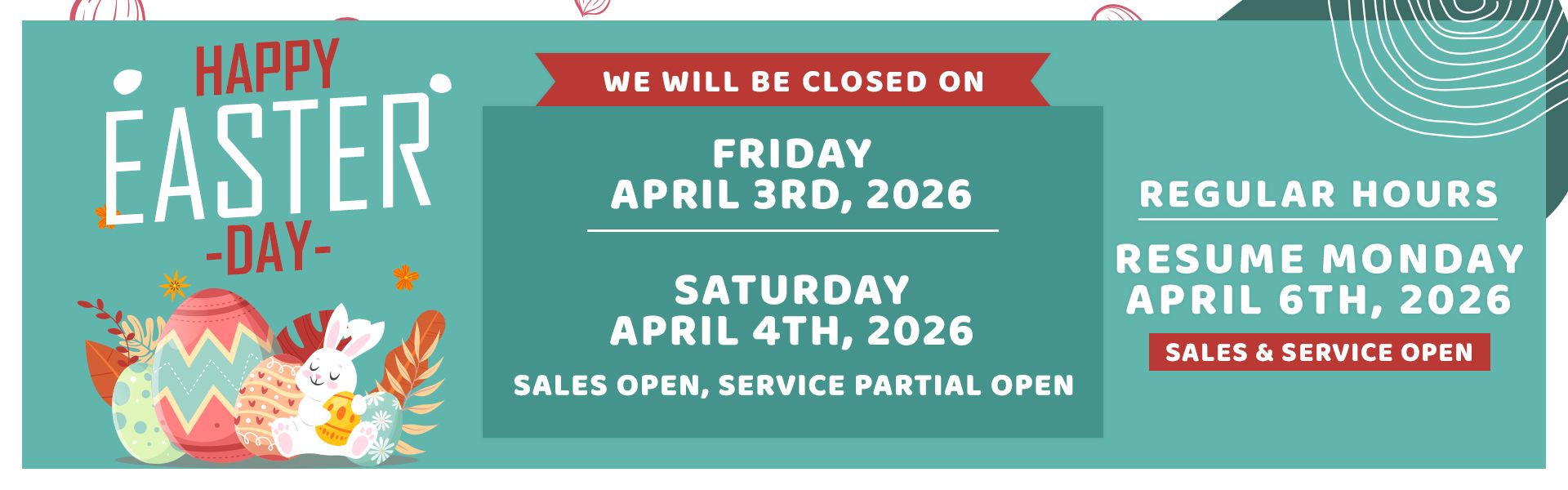 Easter Holiday Hours