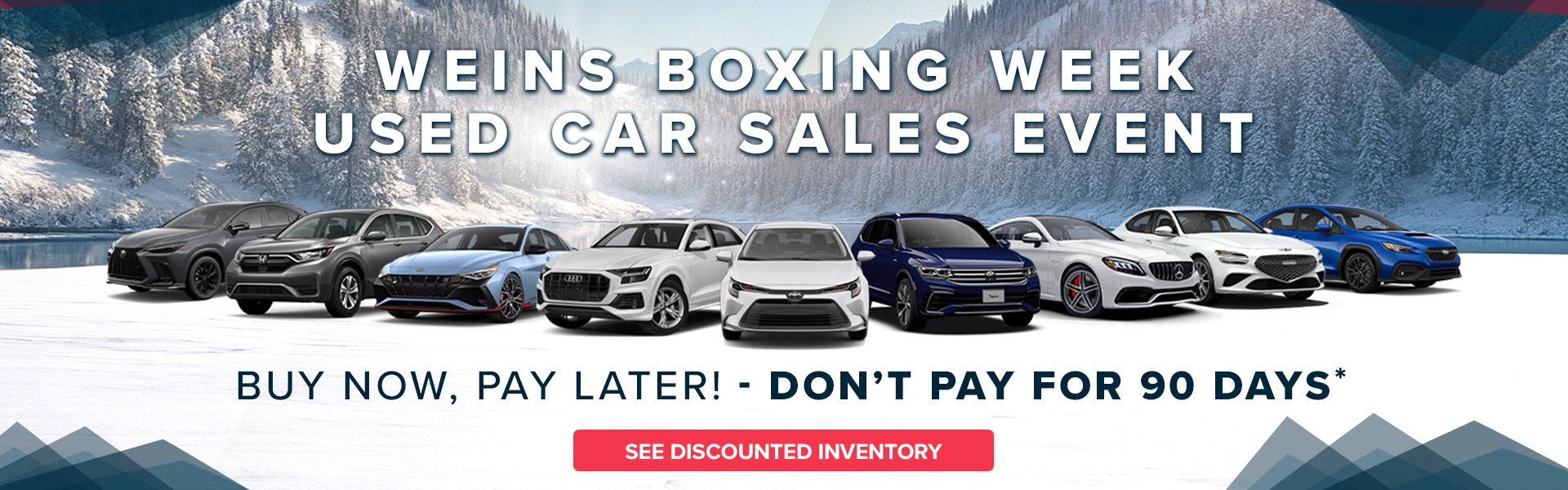 WEINS Used Car Sales Event