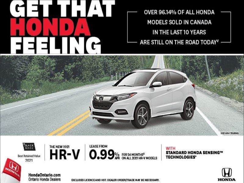 West City Honda In Belleville Get That Honda Feeling 2021 Honda Hr V