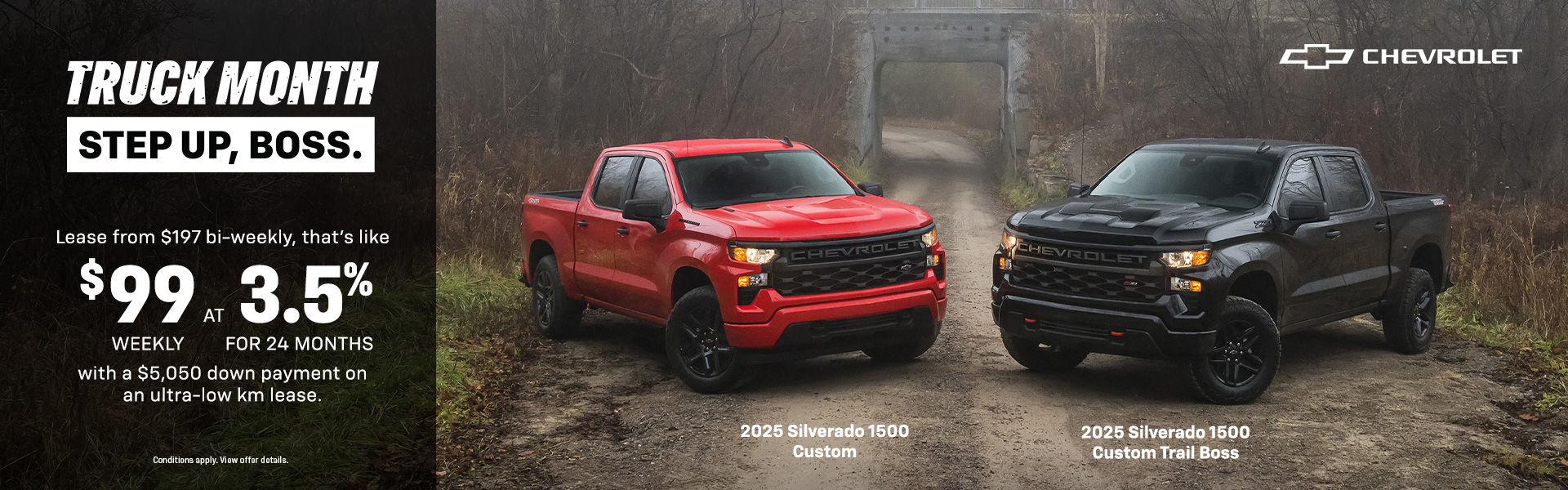 CHEV - Silverado 1500 Trailboss Lease