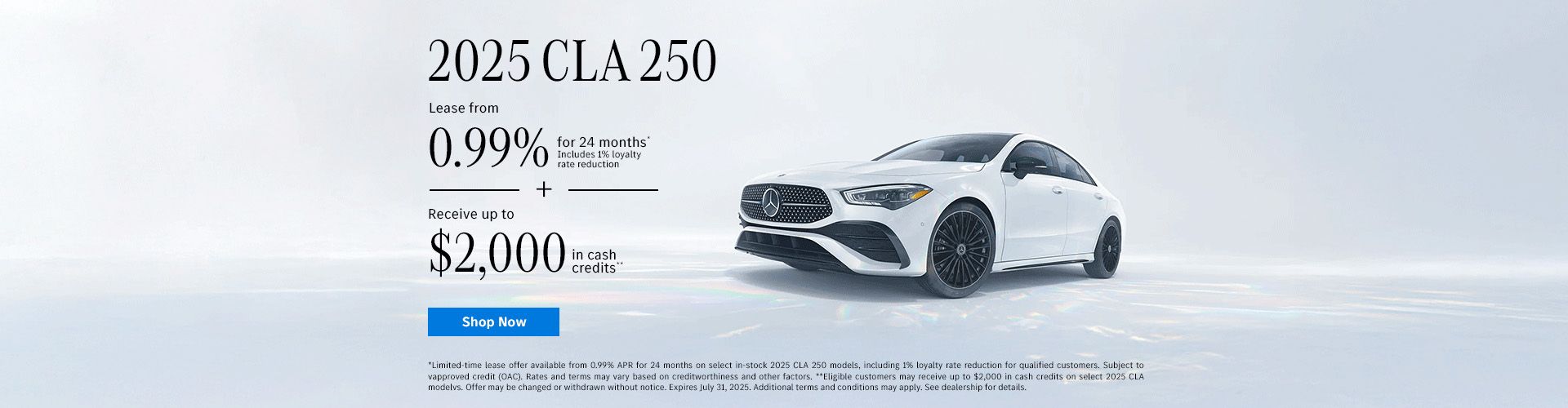 July CLA Promo
