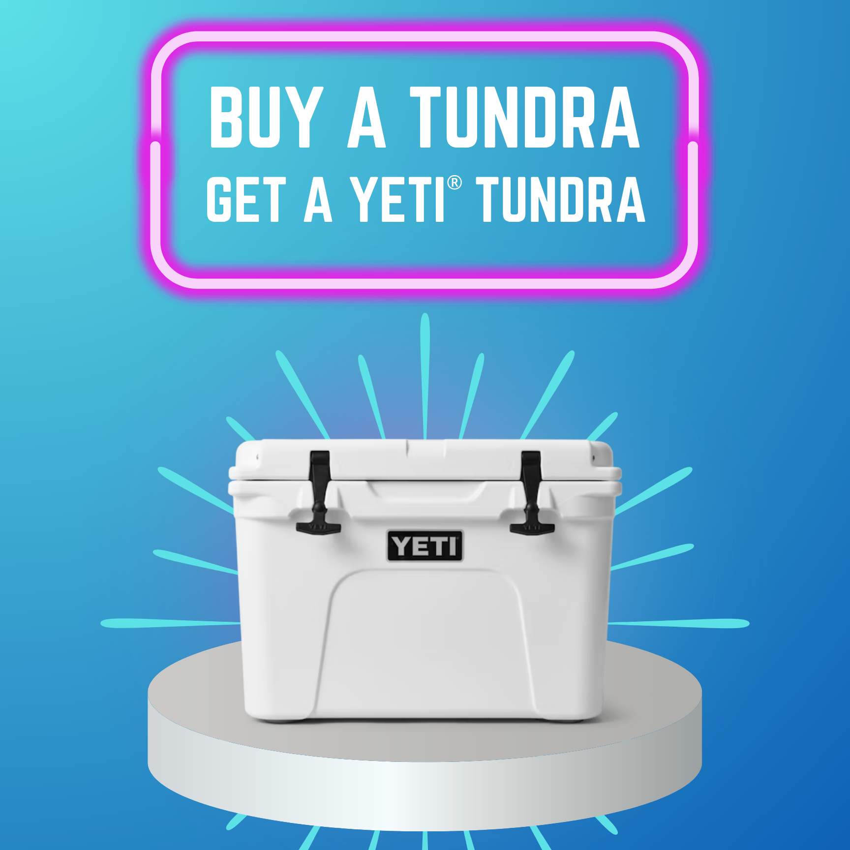 Buy a Tundra, Get a Yeti® Tundra