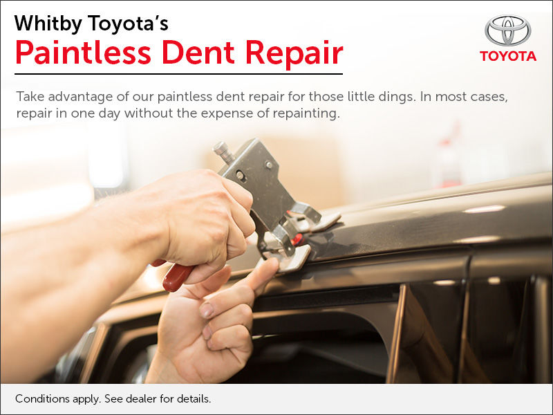 Whitby Toyota-Scion Paintless Dent Repair