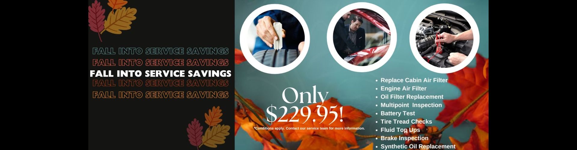 Fall Into Service Savings